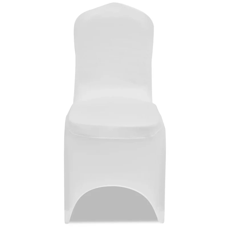 Housse de chaise extensible 4 pcs Blanc DEC022357