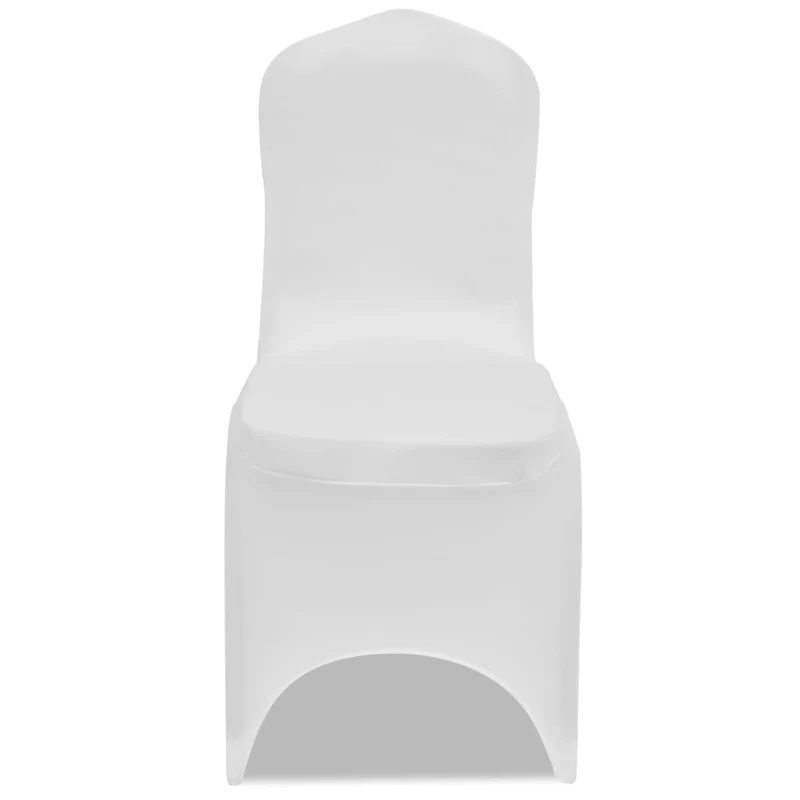 Housse blanche extensible pour chaise 50 pièces DEC022487