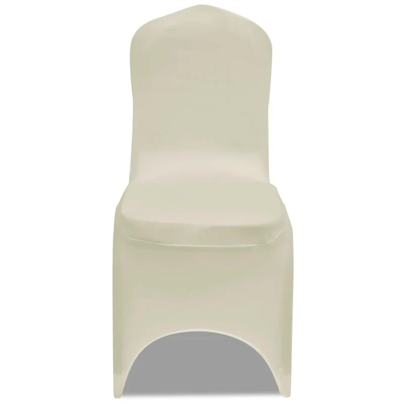 50 housses de chaise extensibles crème DEC022281
