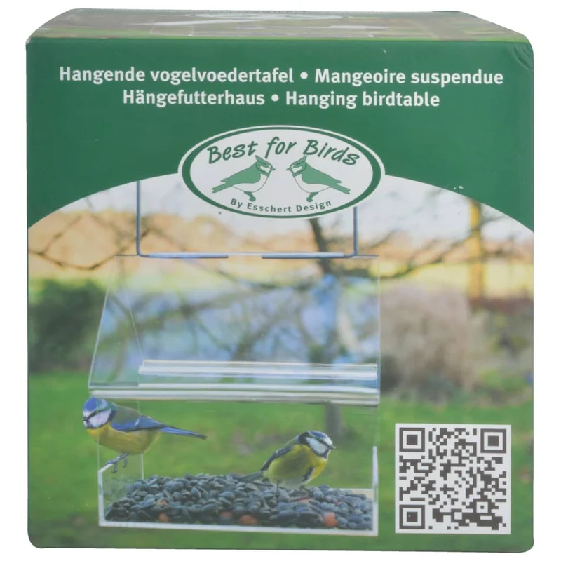 Mangeoire suspendue acrylique transparent DEC022570