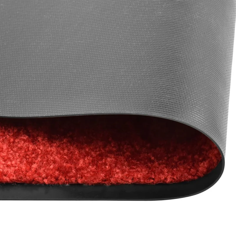 Paillasson lavable Rouge 90x120 cm DEC023186
