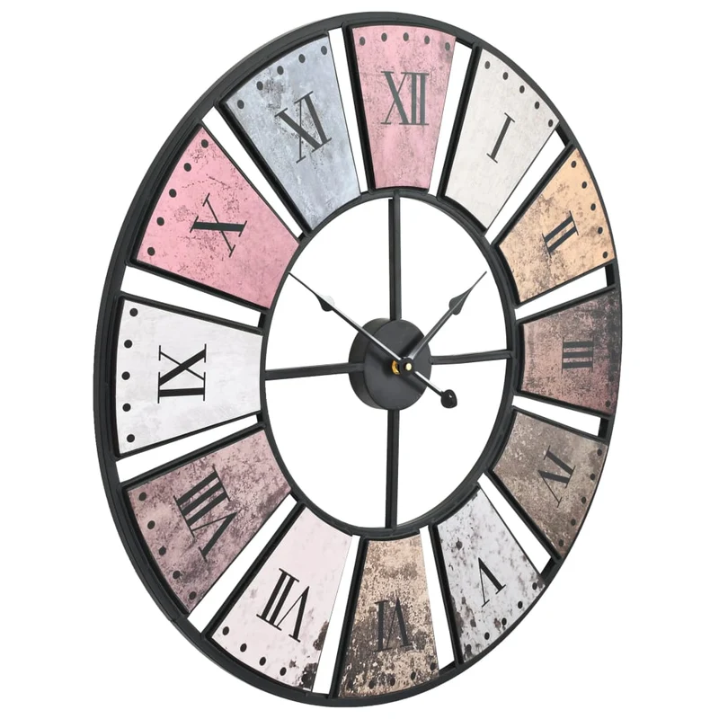 Horloge murale vintage avec mouvement à quartz 60 cm XXL DEC022278