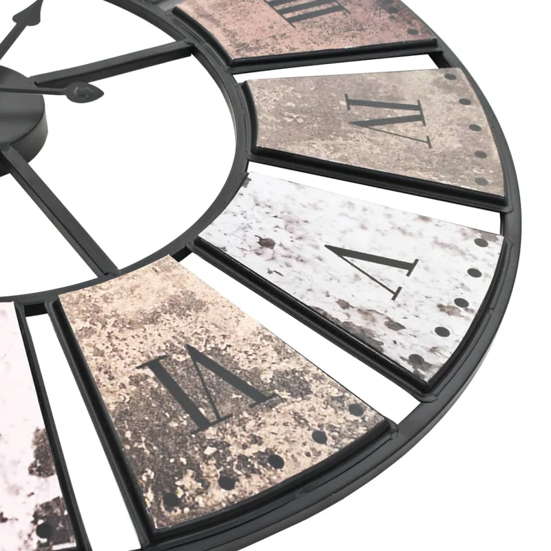 Horloge murale vintage avec mouvement à quartz 60 cm XXL DEC022278