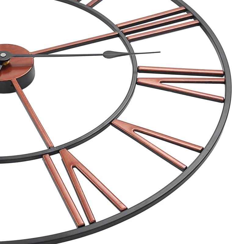Horloge murale Métal 58 cm Rouge DEC022224