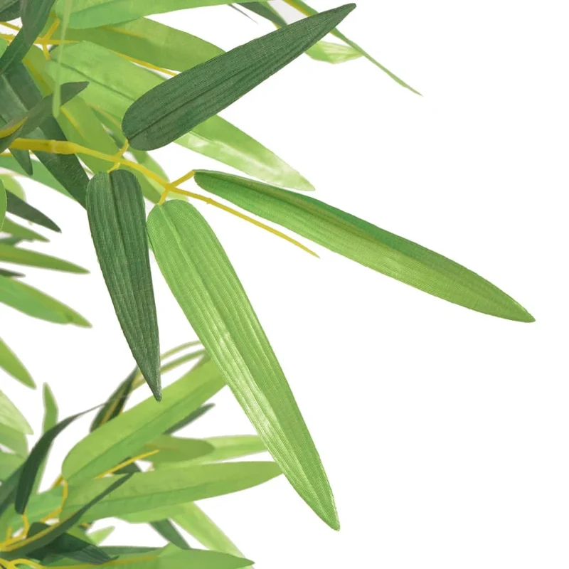 Plante artificielle avec pot bambou 120 cm vert DEC021937