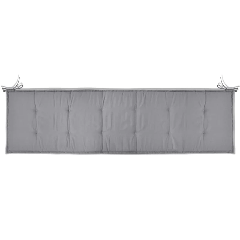 Coussin de banc de jardin Gris 180 x 50 x 3 cm DEC021557
