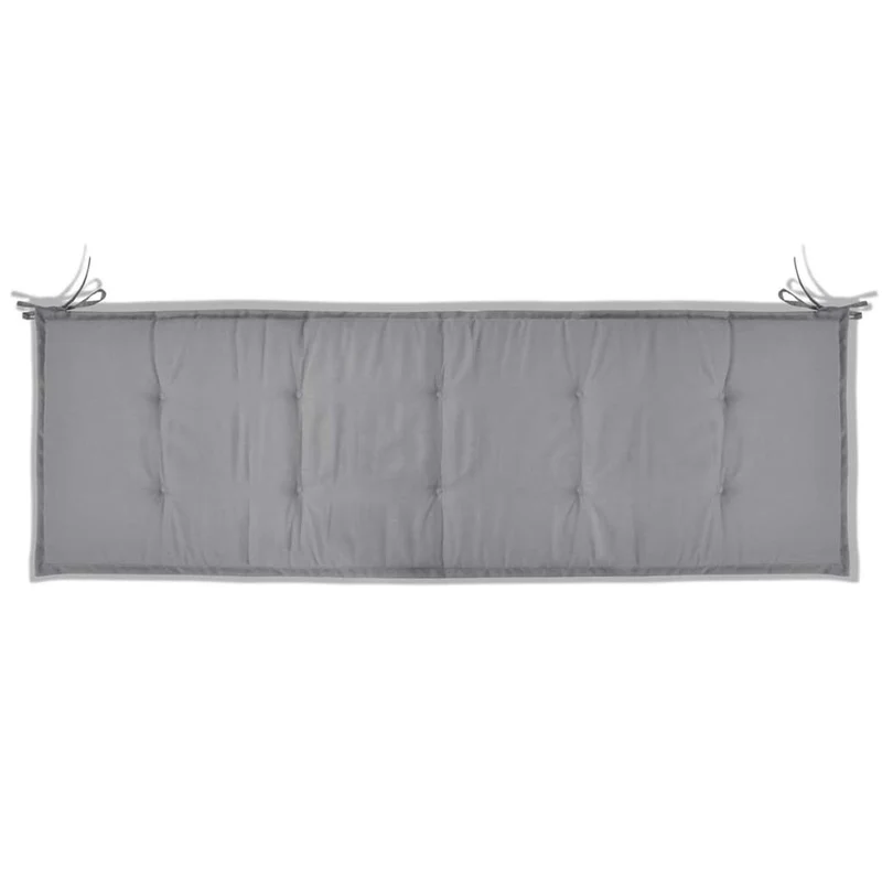 Coussin de banc de jardin Gris 150 x 50 x 3 cm DEC021556