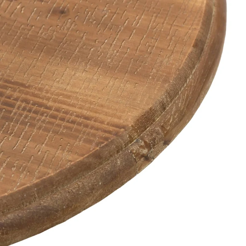 Table d'appoint support de plante 40 x 64 cm en bois de sapin massif + MDF + acier DEC032377