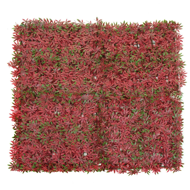 Panneaux muraux brise-vue brise vent pour terrasse et balcon 4x 50x50 cm 1 m² feuillage érable rouge 04_0010229