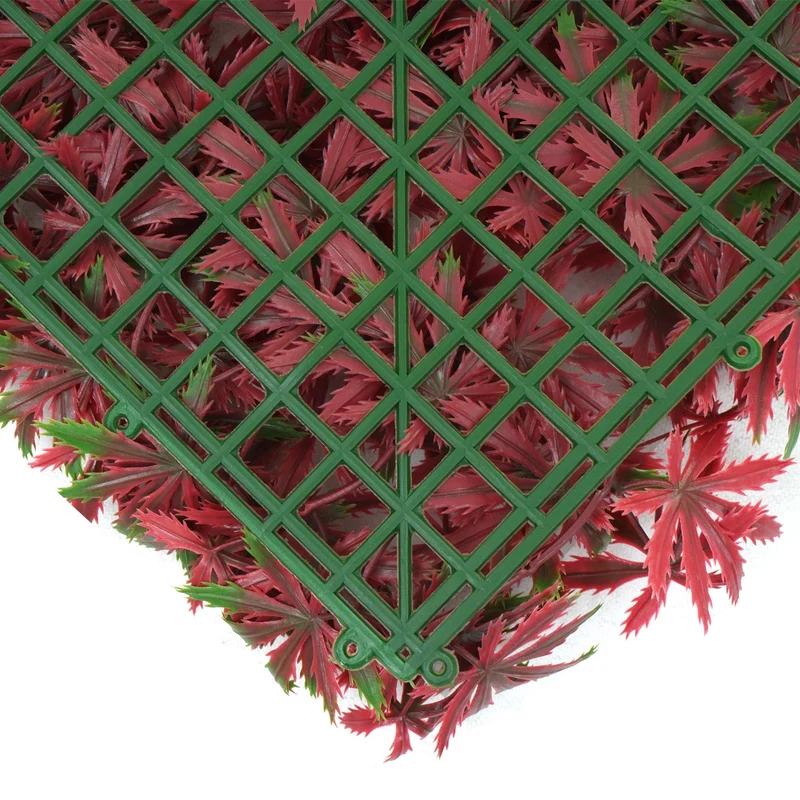 Panneaux muraux brise-vue brise vent pour terrasse et balcon 4x 50x50 cm 1 m² feuillage érable rouge 04_0010229