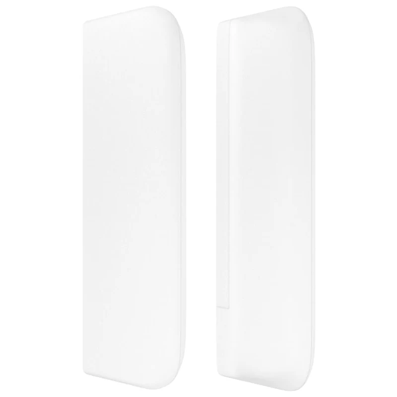 Tête de lit accessoire couchage chambre à coucher meuble avec rebord latéral 203 x 16 x 78/88 cm synthétique blanc TDL0205782