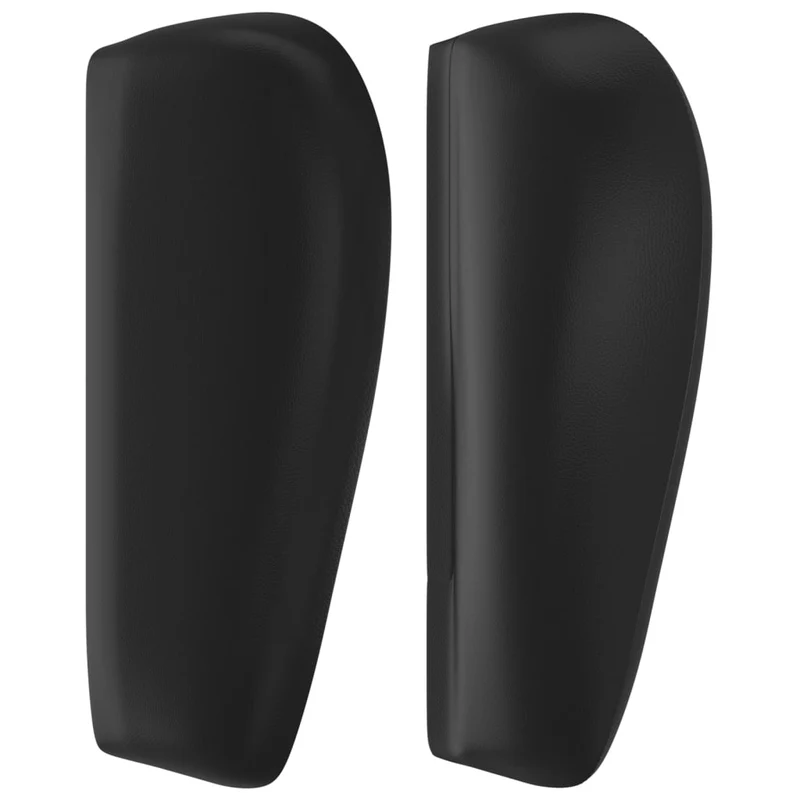 Tête de lit accessoire couchage chambre à coucher meuble capitonné avec rebord latéral 147 x 23 x 78/88 cm synthétique noir TDL0204556