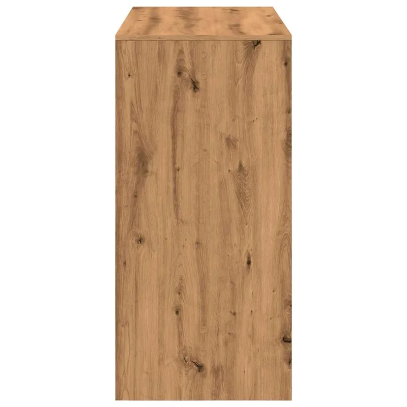 Table de bar rectangulaire design naturel – finition chêne artisanal – 102 × 50 × 103,5 cm DEC036424