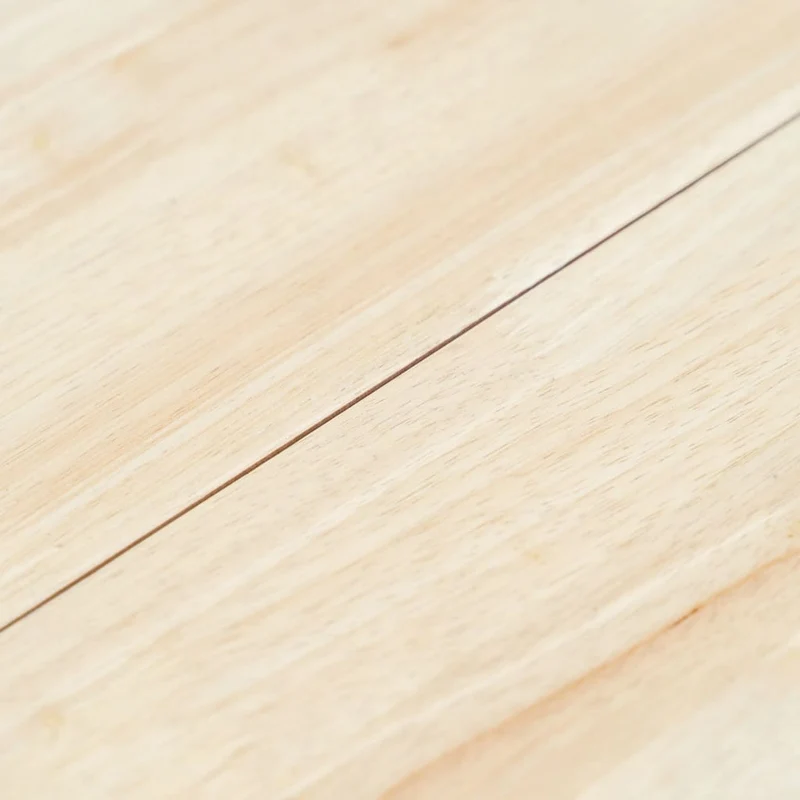 Table à manger ronde conviviale – pied central blanc et plateau bois naturel – Ø 106 cm DEC036772
