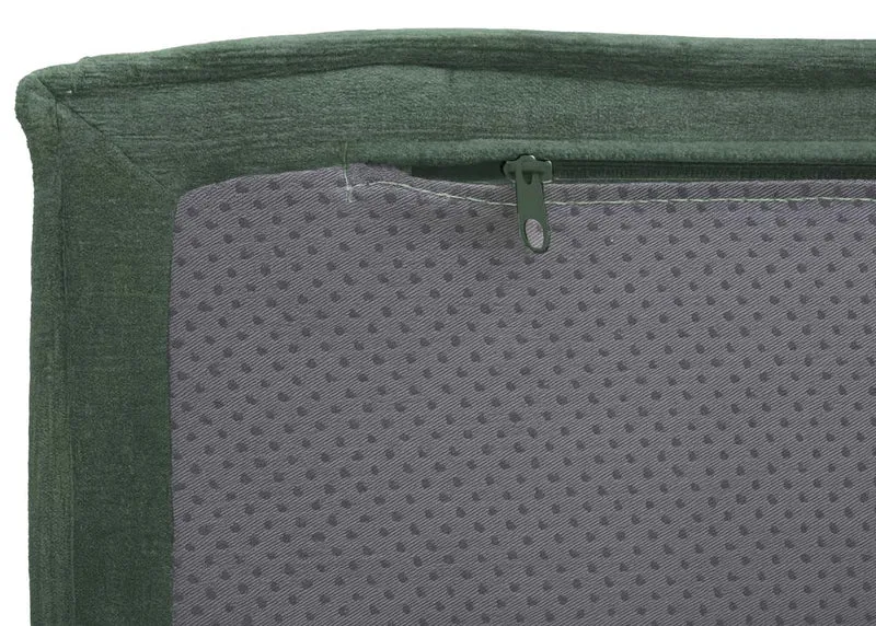 Ottomane repose-pieds module de canapé 38 x 97 x 70 cm design pratique en polyester vert 04_0009301