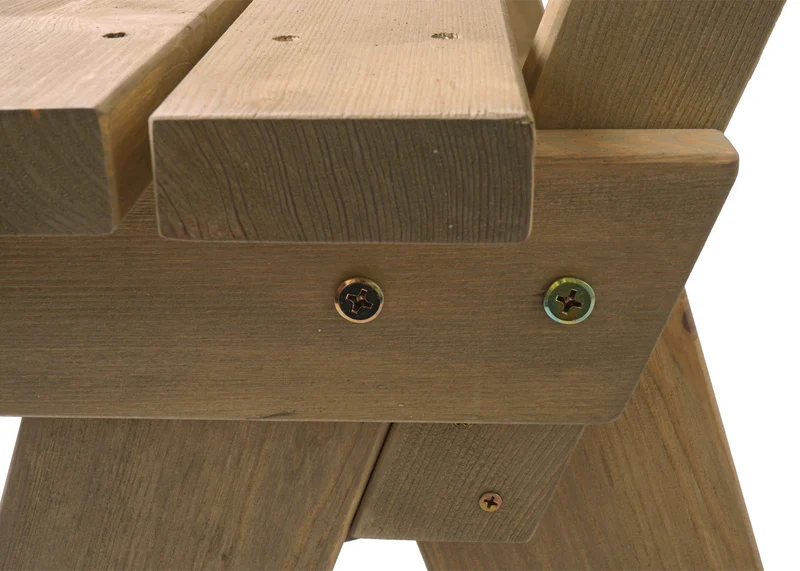 Banc de jardin avec dossier en bois massif 3 places 148 cm finition naturelle 04_0010262
