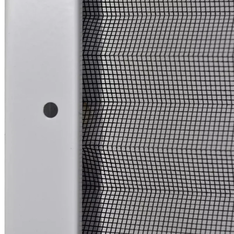 Moustiquaire plissée pour fenêtre et store Aluminium 80 x 100cm DEC022166