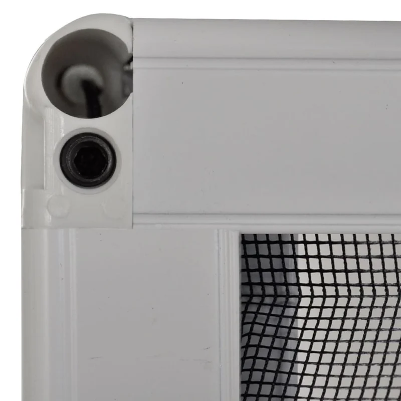 Moustiquaire plissée pour fenêtre Aluminium 80 x 120 cm DEC022162