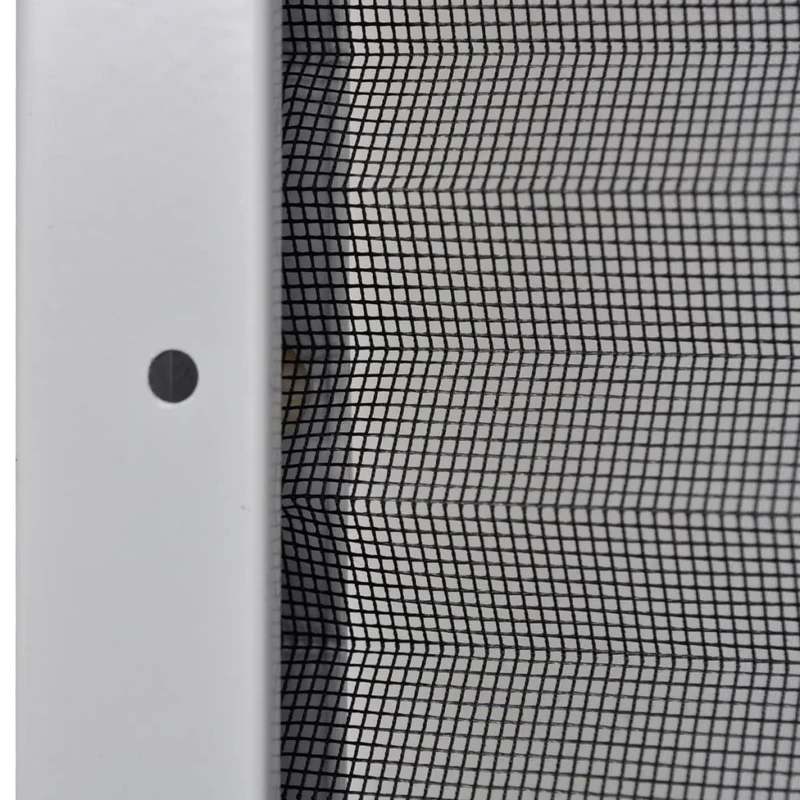 Moustiquaire plissée pour fenêtre Aluminium 80 x 120 cm DEC022162