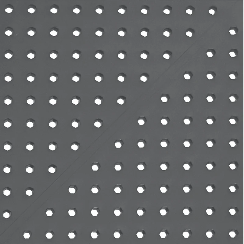 Table d'appoint pour intérieur ou extérieur 60x60 cm en plastique gris foncé 10_0009166