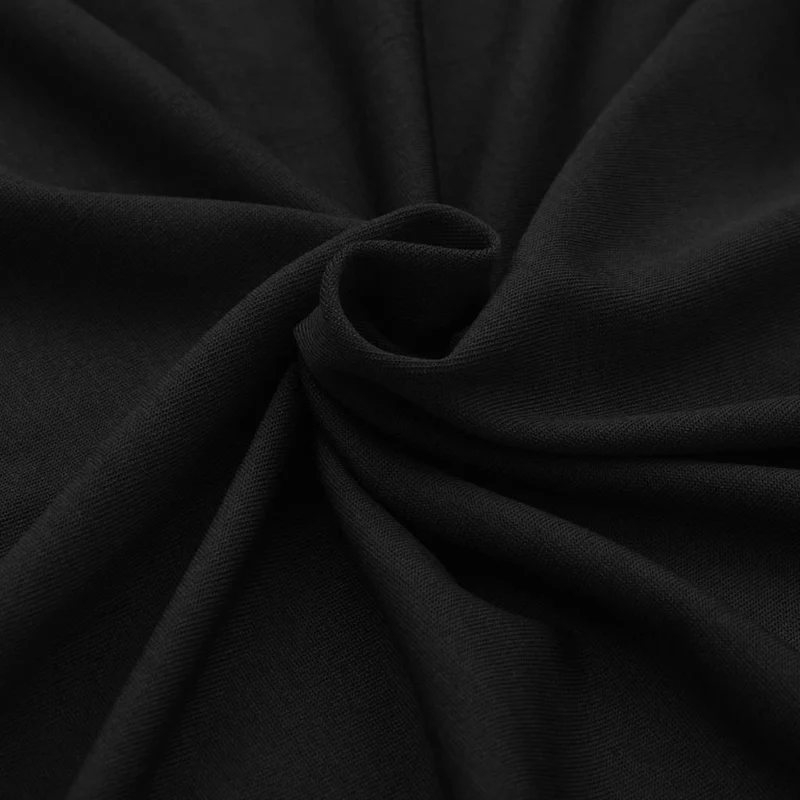 Housses extensibles pour table 2 pièces 183 x 76 x 74 cm Noir DEC022431