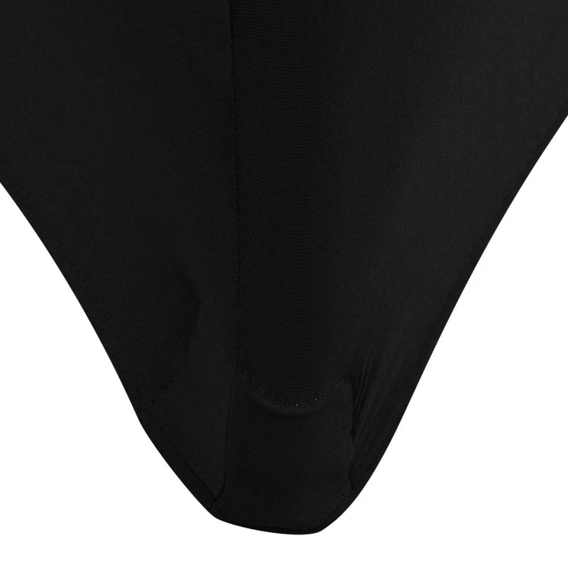 Housses extensibles pour table 2 pièces 183 x 76 x 74 cm Noir DEC022431