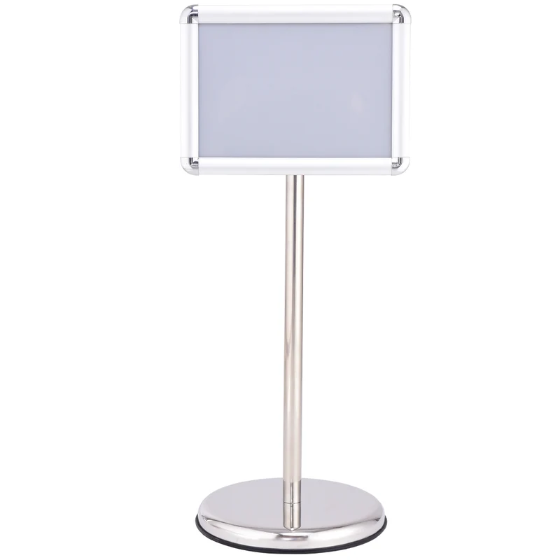 Support d'affichage menu a4 avec pied panneau d'affichage porte-affiche stop hauteur réglable 20_0001123