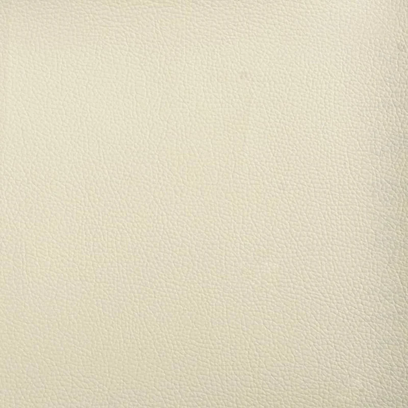 Repose-pieds tabouret 60 x 50 x 41 cm PVC crème DEC030137