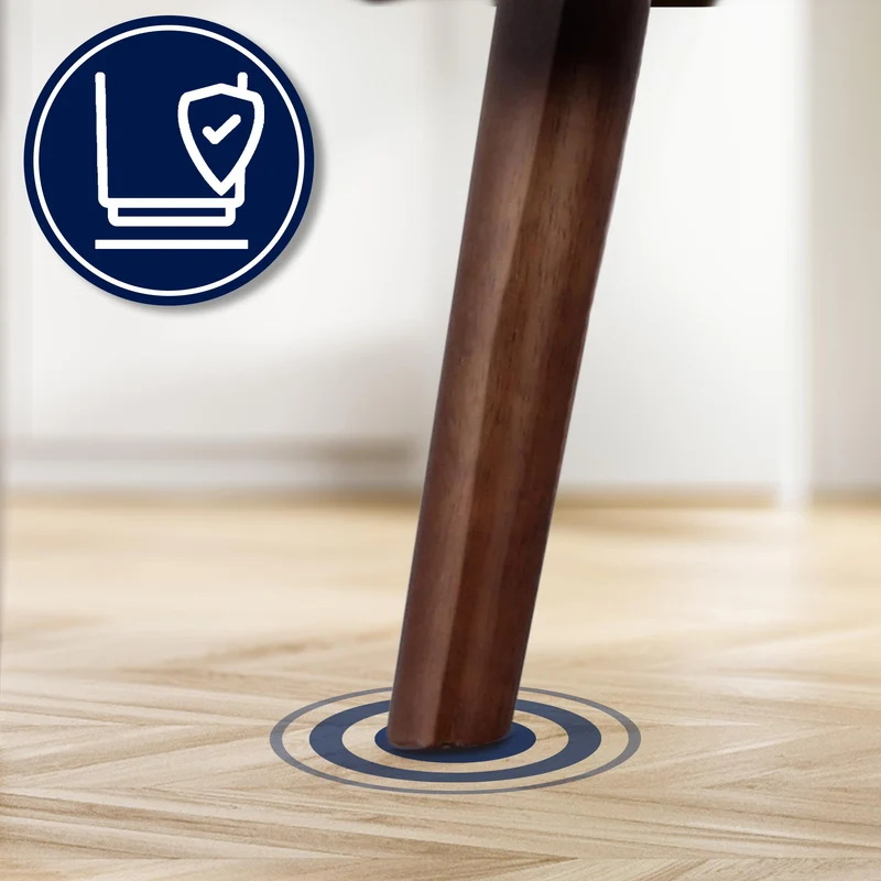 Fauteuil élégant en velours côtelé marron foncé avec dossier à boutons capitonnés pieds en bois 10_0008243