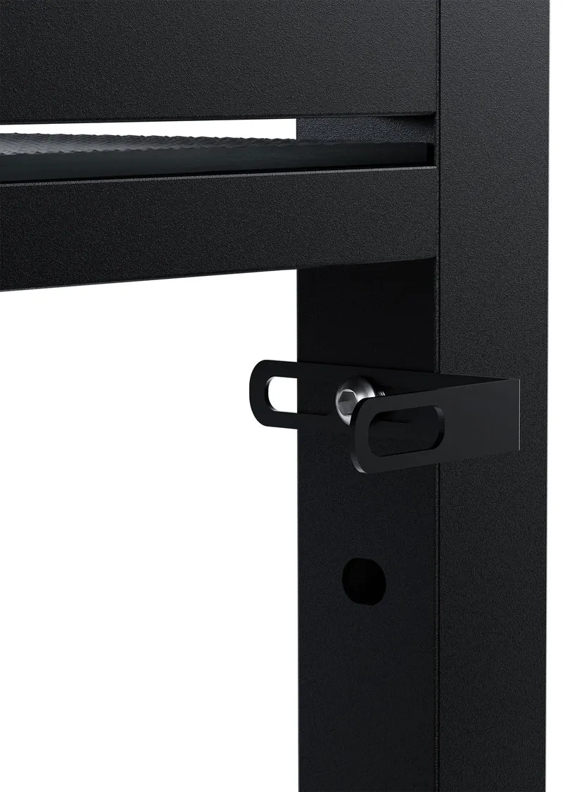 Étagère superposée pour machine à laver et sèche-linge 73 × 60 × 110 cm métal noir 300 kg 10_0008371