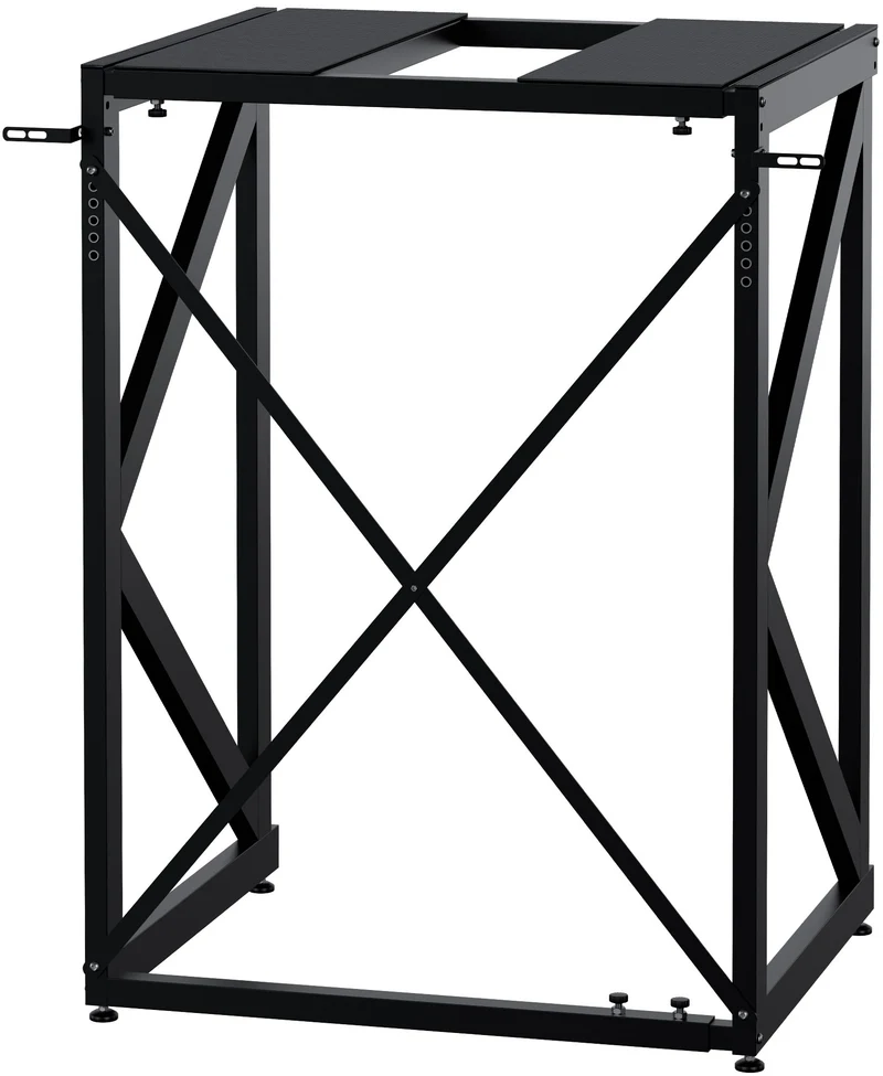 Étagère réglable pour machine à laver & sèche-linge – support métallique noir 300 kg 10_0008367