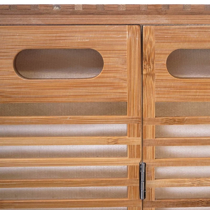 Panier à linge en bambou avec sac 61x50x35cm 105 litres SDB04028