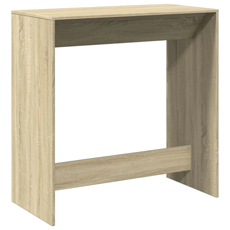 Table d’appoint multifonction 102 x 50 x 103,5 cm bois d'ingénierie couleur chêne DEC036440