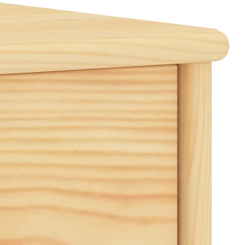 Table de chevet avec tiroir et compartiment ouvert 35 x 30 x 40 cm bois de pin DEC034339