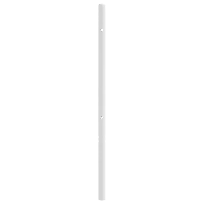Tête de lit accessoire couchage chambre à coucher meuble 180 cm métal blanc TDL0202468
