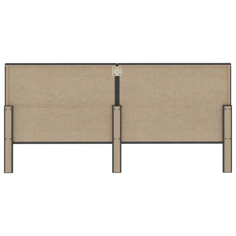 Tête de lit accessoire couchage chambre à coucher meuble touffetée 200 x 200 cm tissu gris foncé TDL0201992