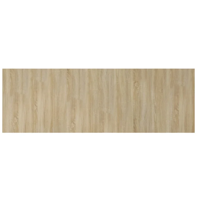 Tête de lit accessoire couchage chambre à coucher meuble murale 240 x 1,5 x 80 cm MDF chêne TDL0202675