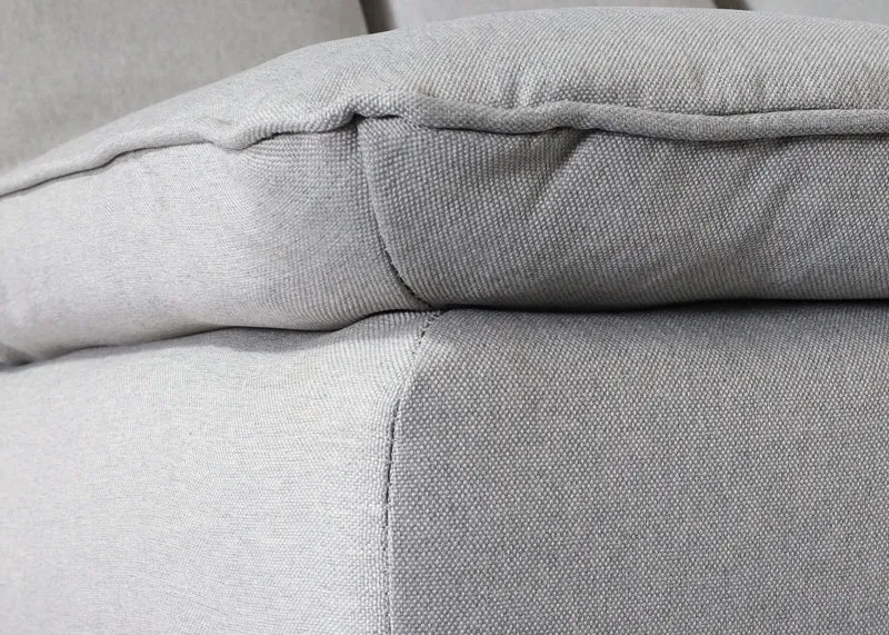 Canapé-lit convertible lit d’appoint surface de couchage 180 x 110 cm en tissu gris menthe 04_0010153