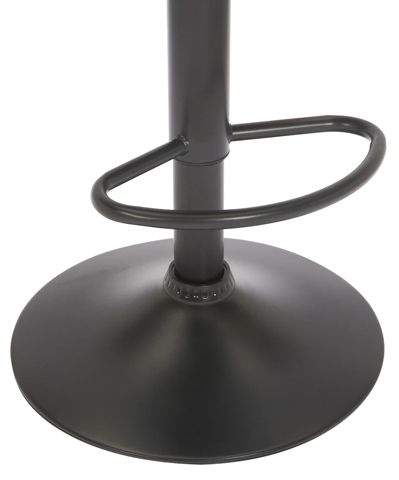 Lot de 2 tabourets de bar pivotant hauteur réglable assise surpiqué en velours vert et métal noir 10_0004228