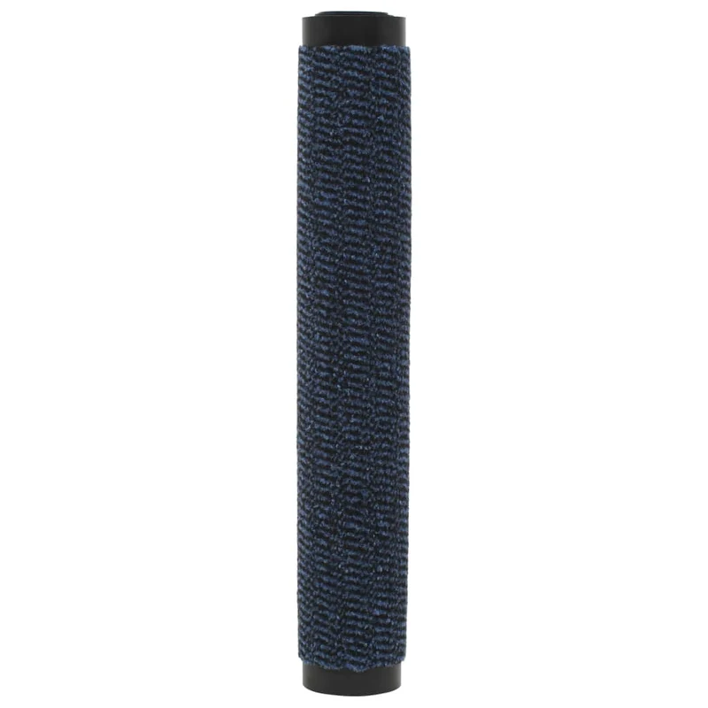 Lot de 2 paillassons rectangulaires 80 x 120 cm Bleu DEC023164