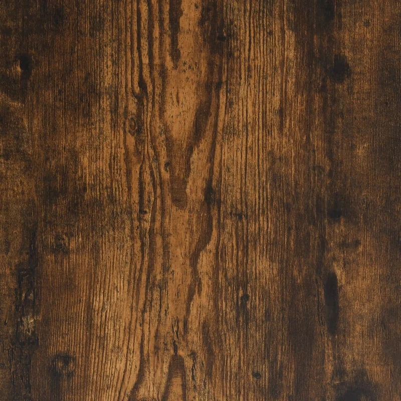 Table basse avec 2 tiroirs design industriel 100 x 99 x 40 cm bois d'ingénierie marron et métal DEC038351