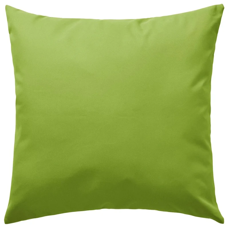 Lot de 2 coussins oreiller pour extérieur décoration jardin 45 x 45 cm vert pomme DEC020090