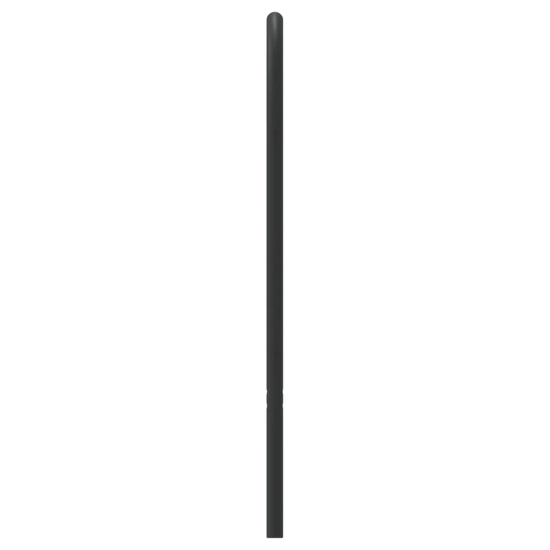 Tête de lit accessoire couchage chambre à coucher meuble 160 cm métal noir TDL0202427