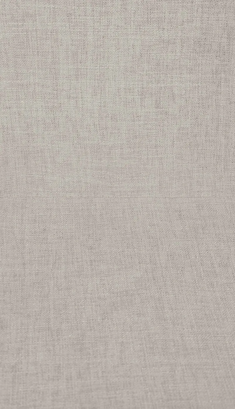Lot de 2 tabourets de bar rotation à 360°en tissu crème pieds en trompette métal noir 10_0006133