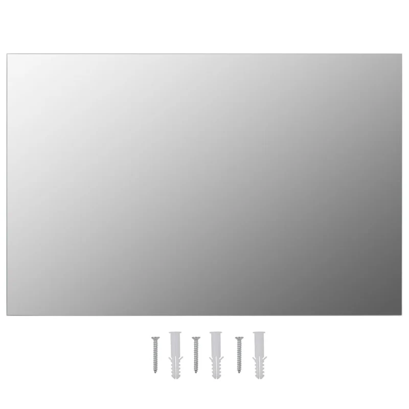 St de 2 miroirs muraux 60x40 cm Rectangulaire Verre DEC022839