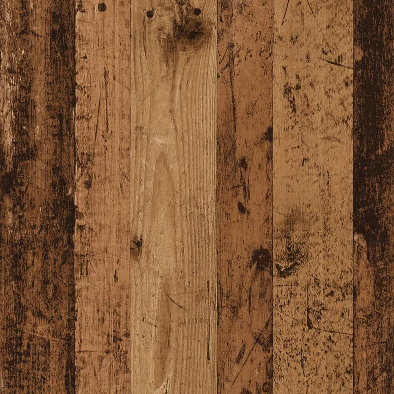 Table basse avec tiroir et compartiment ouvert 90 x 50 x 36,5 cm bois d'ingénierie marron et métal DEC040212