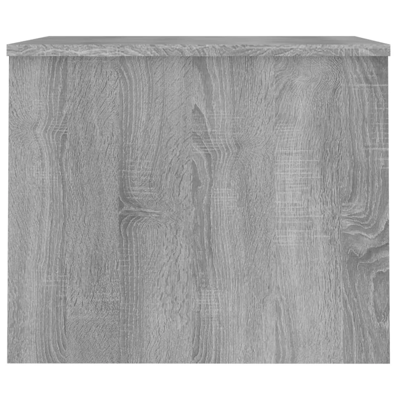 Table basse avec plateau relevable 80 x 50,5 x 41,5 cm bois d'ingénierie gris DEC040086