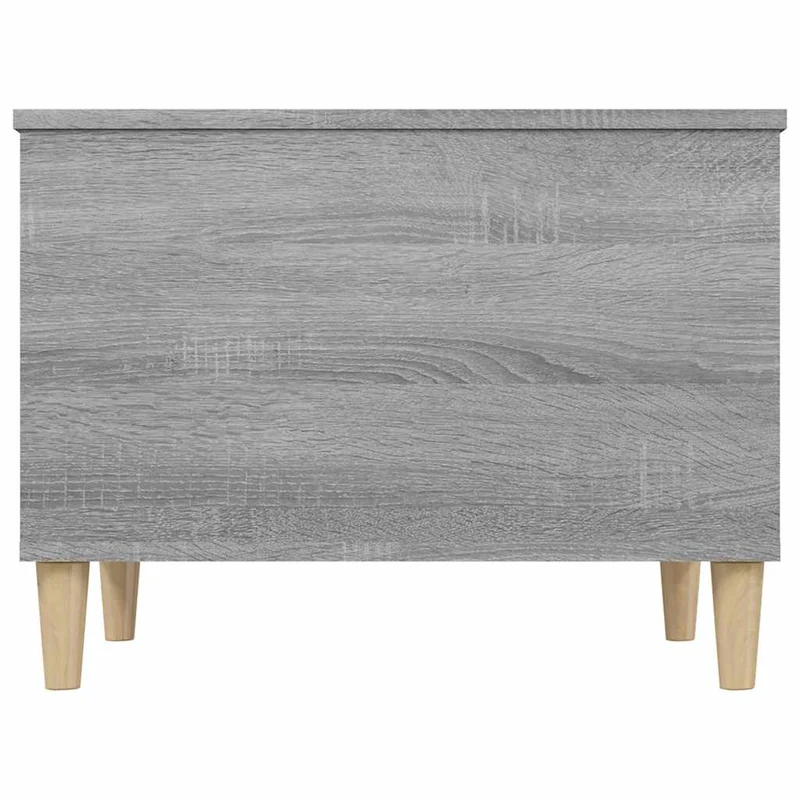 Table basse avec dessus relevable 60 x 44,5 x 45 cm bois d'ingénierie gris DEC040054