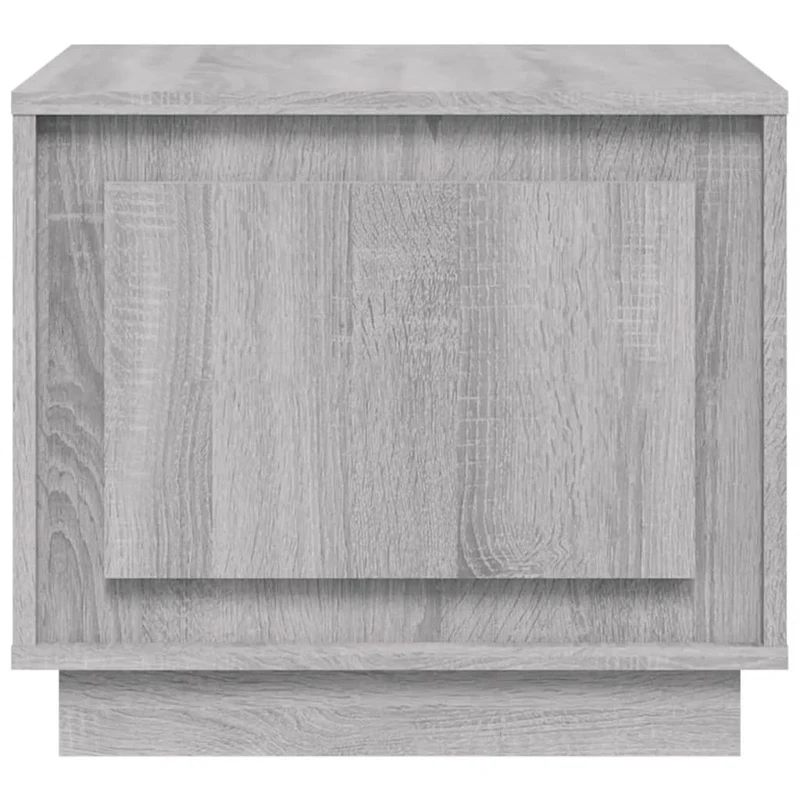 Table basse petit meuble d'appoint 51 x 50 x 44 cm bois d'ingénierie gris DEC040038