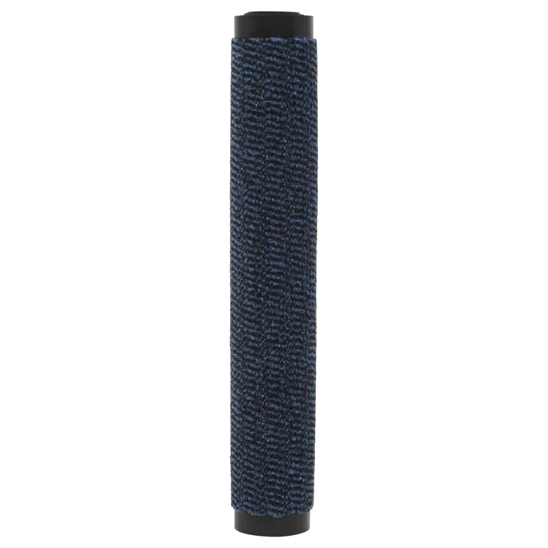 Paillasson touffeté 60 x 150 cm PP bleu et caoutchouc antidérapant DEC040665
